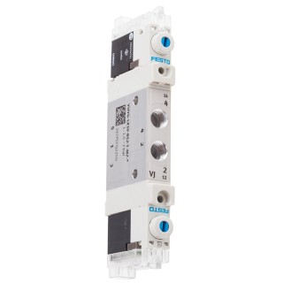 Festo Pneumatic Solenoid Valve 5/2 Solenoid M7 Port Aluminium Alloy Body 24V DC VUVG-LK10-B52-T-M7-1H2L-S