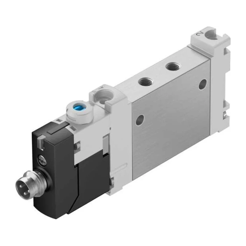 Festo Solenoid Valve 5/2 Solenoid/Spring Metric VUVG Series 24V DC Aluminium Alloy Body 7 bar VUVG-LK10-M52-AT-M5-1R8L-S