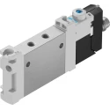 Festo Solenoid Valve 5/2 Solenoid/Spring Metric VUVG Series 24V DC Aluminium Alloy Body 7 bar VUVG-LK10-M52-AT-M5-1R8L-S