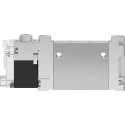 Festo 5/2 Solenoid Valve, Single Solenoid/Spring Actuation, Metric M5 Port, Aluminium Alloy Body VUVG-LK10-M52-AT-M5-1H2L-S