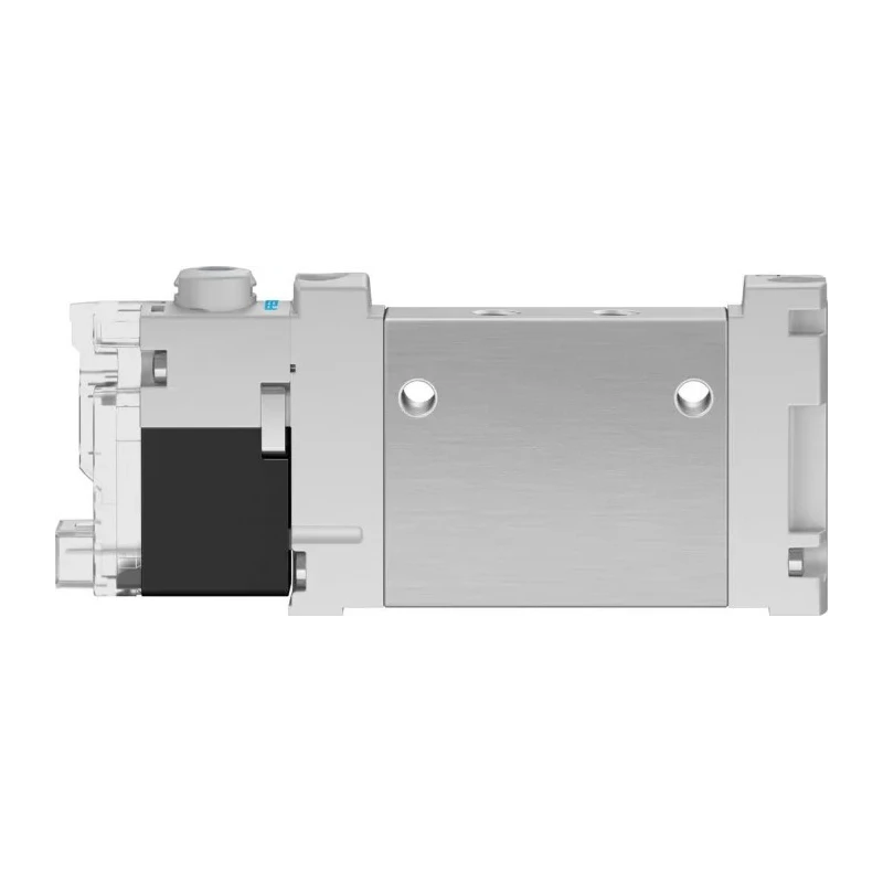 Festo 5/2 Solenoid Valve, Single Solenoid/Spring Actuation, Metric M5 Port, Aluminium Alloy Body VUVG-LK10-M52-AT-M5-1H2L-S