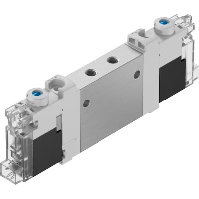 Festo Solenoid Valve 3/2 Solenoid/Spring Valve M5 Port Size Aluminium Alloy Body 24V dc 0.8W VUVG-LK10-T32C-AT-M5-1H2L-S