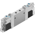 Festo Solenoid Valve 3/2 Solenoid/Spring Valve M5 Port Size Aluminium Alloy Body 24V dc 0.8W VUVG-LK10-T32C-AT-M5-1H2L-S
