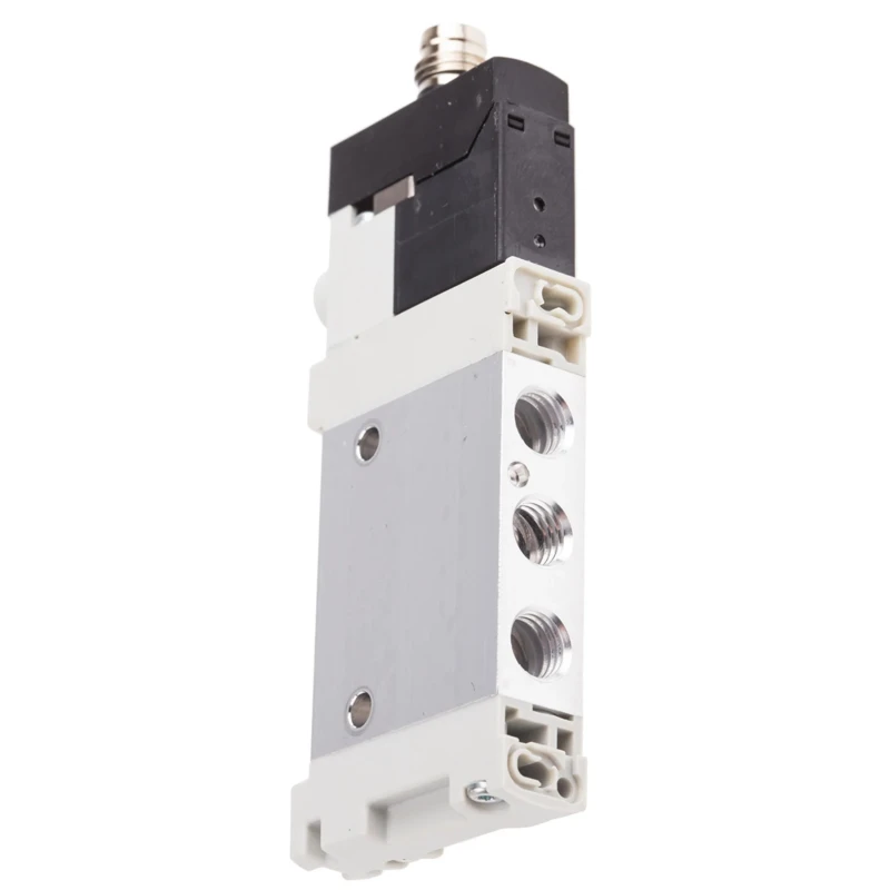 Festo Pneumatic 5/2 Solenoid Valve Single Solenoid/Spring Actuation M7 Port 24V DC Aluminium Body VUVG-LK10-M52-AT-M7-1R8L-S