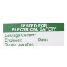 RS PRO Pre-Printed Adhesive Label TESTED for ELECTRICAL SAFETY 38mm x 15mm, 140 Per Pack 450-5969