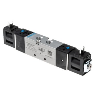 Festo 5/2 Pneumatic Solenoid Valve G 1/8 24V DC Aluminium Alloy Body VUVS-LK20-B52-D-G18-1C1-S