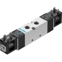 Festo 5/2 Solenoid Valve 24V dc Aluminium Alloy Body, 1000L/min Max Flow, Nitrile Rubber Seal VUVS-LK25-B52-D-G14-1B2-S