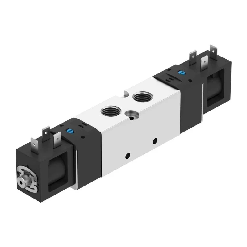 Festo 5/2 Solenoid Valve 24V dc Aluminium Alloy Body, 1000L/min Max Flow, Nitrile Rubber Seal VUVS-LK25-B52-D-G14-1B2-S