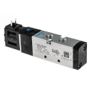 Festo Pneumatic Solenoid Valve - 5/2 Solenoid/Spring G 1/8 Port Size 24V DC VUVS-LK20-M52-AD-G18-1C1-S