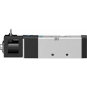 Festo Pneumatic Solenoid Valve - 5/2 Solenoid/Spring G 1/8 Port Size 24V DC VUVS-LK20-M52-AD-G18-1C1-S