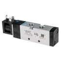 Festo Pneumatic Solenoid Valve 5/2 Solenoid/Spring G Series, 24V DC, Aluminium Body, 8 bar MAX VUVS-LK25-M52-AD-G14-1B2-S