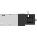 Festo Pneumatic 3/2 Solenoid Valve G 1/4, 24V DC, Single Solenoid, Aluminium Alloy Body VUVS-LK25-M32C-AD-G14-1B2-S