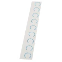 RS PRO Pre-Printed Adhesive Label Guarantee Void If Seal Broken Diameter 19mm 90 Per Pack 450-6372