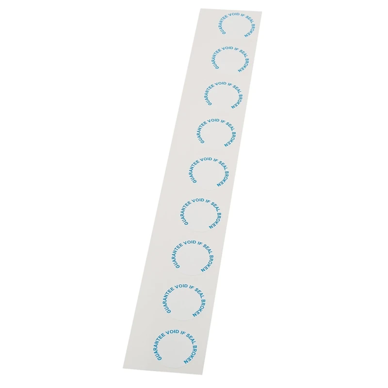 RS PRO Pre-Printed Adhesive Label Guarantee Void If Seal Broken Diameter 19mm 90 Per Pack 450-6372