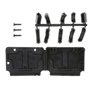 TE Connectivity Thermoplastic Polypropylene Straight D-Sub Backshell 37 Way 207473-1