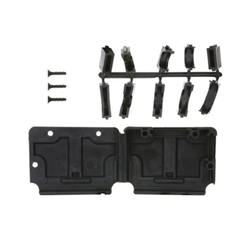TE Connectivity Thermoplastic Polypropylene Straight D-Sub Backshell 37 Way 207473-1