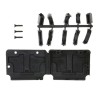 TE Connectivity Thermoplastic Polypropylene Straight D-Sub Backshell 37 Way 207473-1