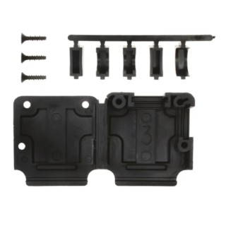 TE Connectivity Polypropylene Thermoplastic Straight D-Sub Backshell 25 Way 207345-1
