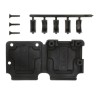 TE Connectivity Polypropylene Thermoplastic Straight D-Sub Backshell 25 Way 207345-1