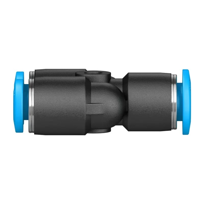 Festo Polybutylene Terephthalate Pneumatic Fitting Push-in 6 mm to Push-in 4 mm Y Tube-to-Tube Adaptor QSMY-6-4