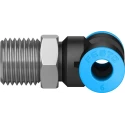 Festo Polybutylene Terephthalate Pneumatic Fitting Threaded-to-Tube Push-in 6 mm Male R 1/4 QS Series QST-1/4-6