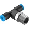 Festo Polybutylene Terephthalate Pneumatic Fitting Push-in 4 mm R 1/4 Male Threaded-to-Tube Connection QST-1/4-4