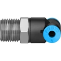 Festo Polybutylene Terephthalate Pneumatic Fitting Push-in 4 mm R 1/4 Male Threaded-to-Tube Connection QST-1/4-4