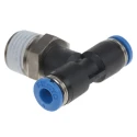 Festo Polybutylene Terephthalate Pneumatic Fitting Push-in 4 mm R 1/4 Male Threaded-to-Tube Connection QST-1/4-4