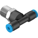 Festo Polybutylene Terephthalate Pneumatic Fitting Push-in 4 mm R 1/4 Male Threaded-to-Tube Connection QST-1/4-4