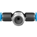Festo Polybutylene Terephthalate Pneumatic Fitting Push-in 4 mm R 1/4 Male Threaded-to-Tube Connection QST-1/4-4