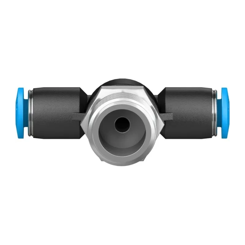 Festo Polybutylene Terephthalate Pneumatic Fitting Push-in 4 mm R 1/4 Male Threaded-to-Tube Connection QST-1/4-4