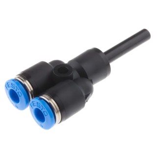 Festo Polybutylene Pneumatic Push-In Fitting 4 mm Connection Size QSY-4H