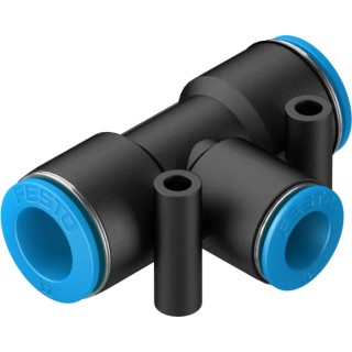 Festo Pneumatic Fitting Push-in Tee Tube-to-Tube Adapter 12 mm Threaded 14 bar Max Pressure QST-12-10