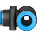 Festo Pneumatic Fitting Push-in Tee Tube-to-Tube Adapter 12 mm Threaded 14 bar Max Pressure QST-12-10