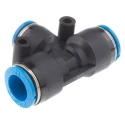 Festo Pneumatic Fitting Push-in Tee Tube-to-Tube Adapter 12 mm Threaded 14 bar Max Pressure QST-12-10