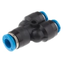 Festo Polybutylene Terephthalate Pneumatic Fitting Push-in 6 mm to 4 mm 14 Bar Maximum Pressure QSY-6-4