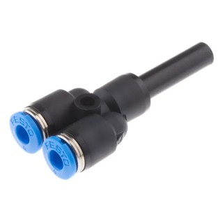 Festo Polybutylene Pneumatic Fitting Push-in 6 mm to Push-in 4 mm QSY-6H-4