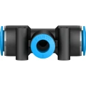 Festo Pneumatic Fitting Tee Tube-to-Tube Adapter Push-in 10 mm 14 Bar Max Pressure QST-10-8