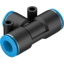 Festo Pneumatic Fitting Tee Tube-to-Tube Adapter Push-in 10 mm 14 Bar Max Pressure QST-10-8