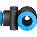 Festo Pneumatic Fitting Tee Tube-to-Tube Adapter Push-in 10 mm 14 Bar Max Pressure QST-10-8