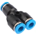 Festo Polybutylene Terephthalate Pneumatic Fitting Push-in 6 mm Push In 6 mm QSY-6