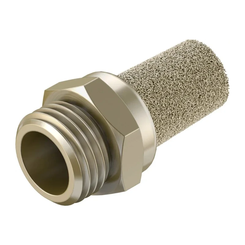 Festo AMTE Metal Pneumatic Silencer 1/4 in G Threaded Male 10 Bar 83dB Noise Reduction AMTE-M-LH-G14