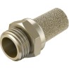 Festo AMTE Metal Pneumatic Silencer 1/4 in G Threaded Male 10 Bar 83dB Noise Reduction AMTE-M-LH-G14