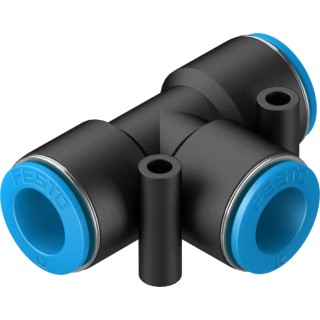 Festo Pneumatic Fitting Tee Tube-to-Tube Adapter Push-in 12 mm 14 bar Max Pressure QST-12