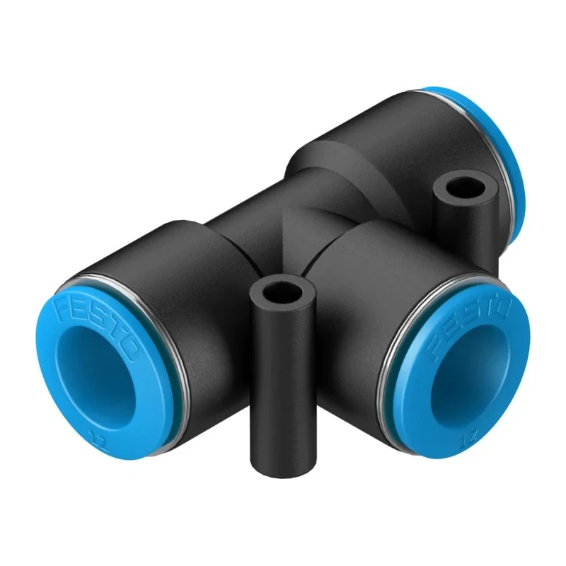 Festo Pneumatic Fitting Tee Tube-to-Tube Adapter Push-in 12 mm 14 bar Max Pressure QST-12