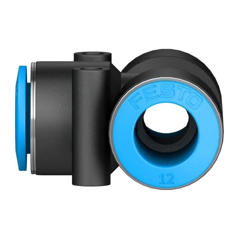 Festo Pneumatic Fitting Tee Tube-to-Tube Adapter Push-in 12 mm 14 bar Max Pressure QST-12
