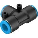 Festo Pneumatic Fitting Tee Tube-to-Tube Adapter Push-in 12 mm 14 bar Max Pressure QST-12