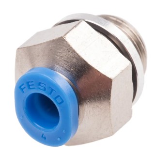 Festo Pneumatic Fitting 4mm Push-in Male 1/8 in G Thread QSM-G1/8-4