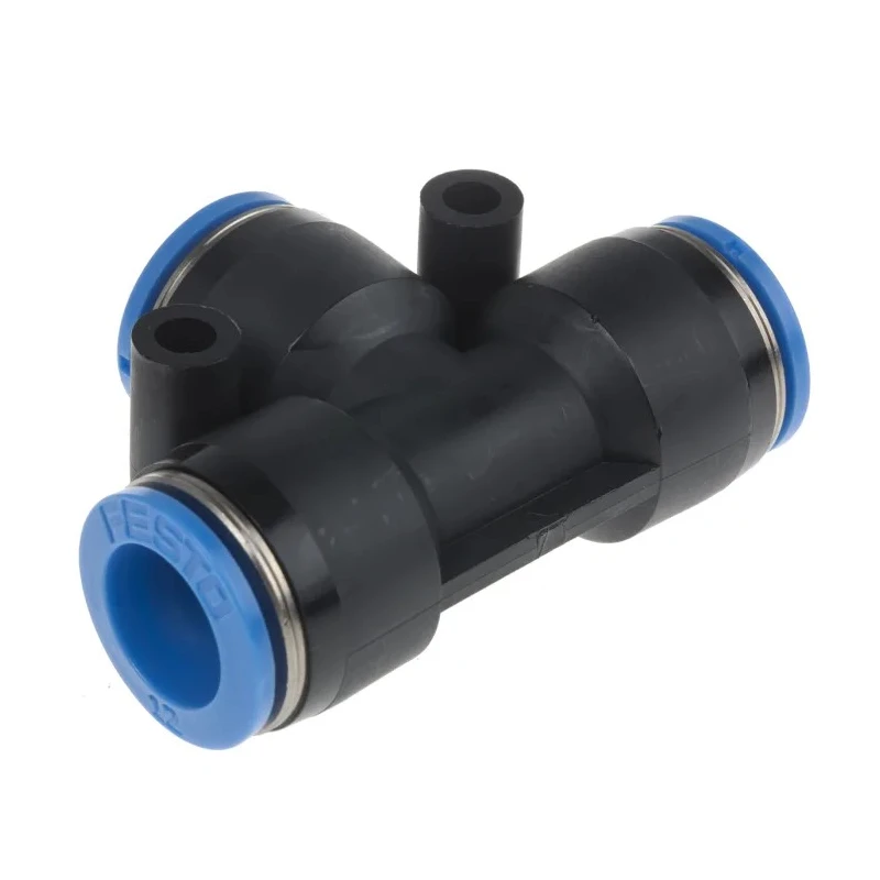 Festo Pneumatic Fitting Tee Tube-to-Tube Adapter Push-in 12 mm 14 bar Max Pressure QST-12