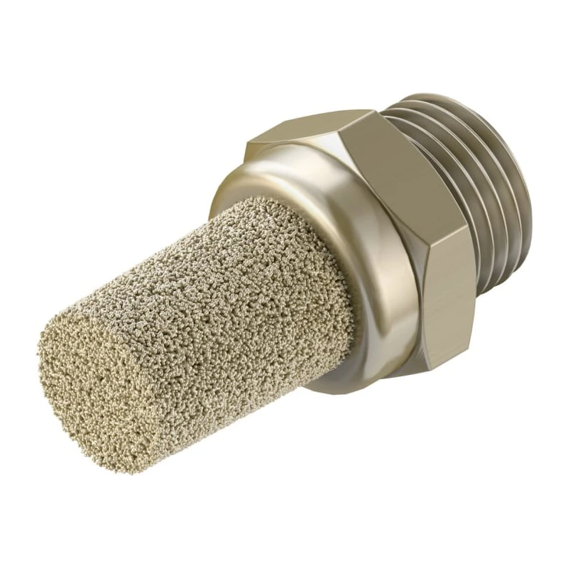 Festo Metal Pneumatic Silencer Threaded G1/8, 10 bar Pressure, Noise Reduction 76dB, 23.7mm Length AMTE-M-LH-G18